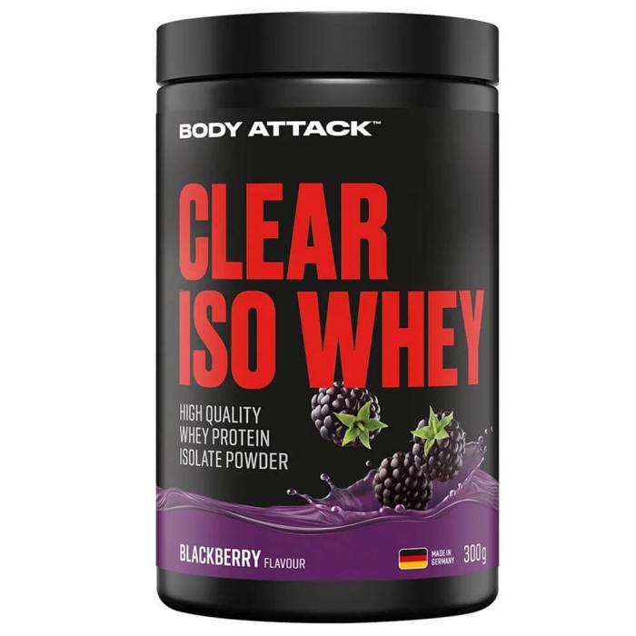 Body Attack CLEAR ISO WHEY 300g Blackberry