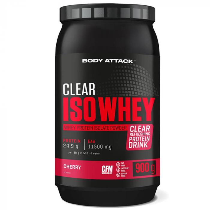 Body Attack CLEAR ISO WHEY 900g Cherry
