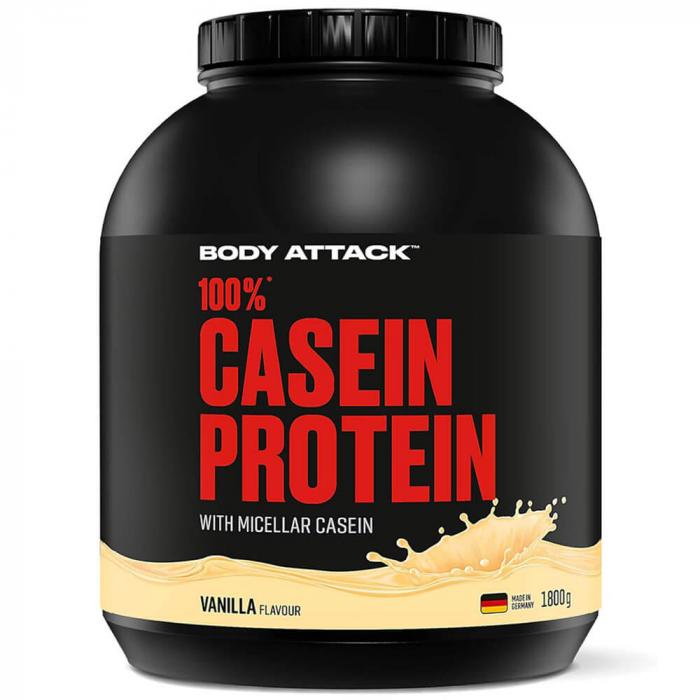 Body Attack Casein Protein 1800g Vanilla