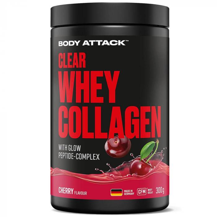 Body Attack Clear Whey Collagen Cherry