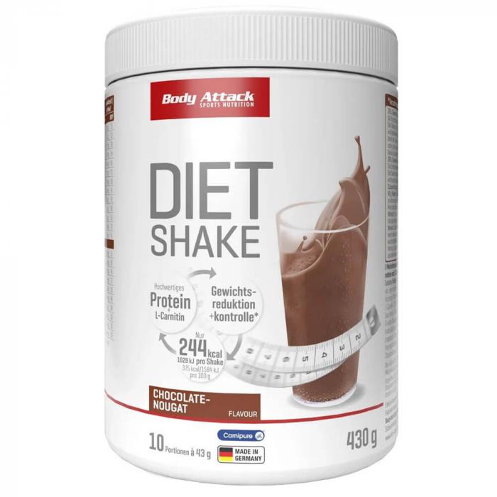 Body Attack Diet Shake Chocolate Nougat