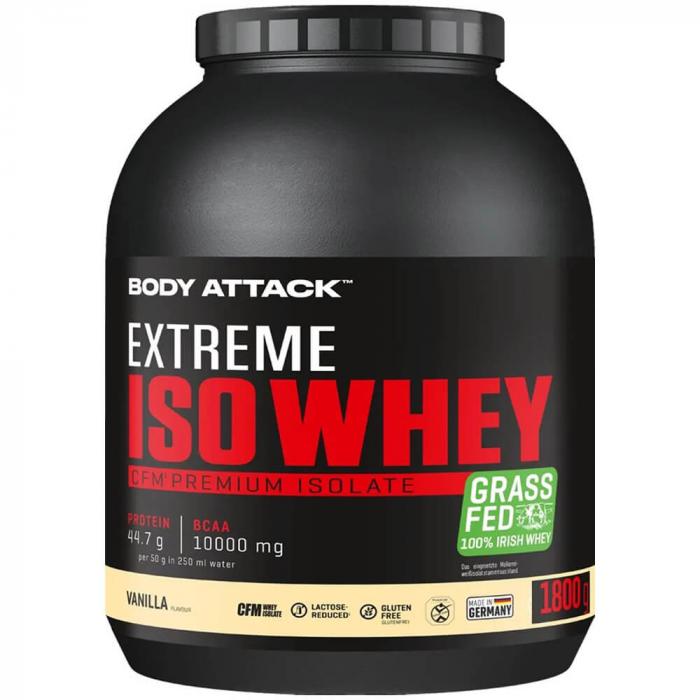 Body Attack Extreme ISO Whey 1,8kg Vanilla