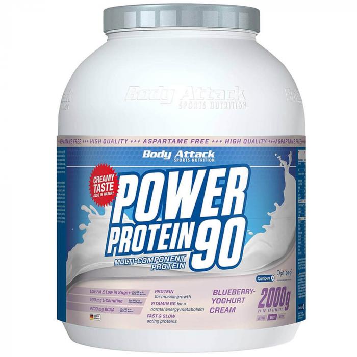 Body Attack Power Protei 90 2kg Blueberry Yoghurt