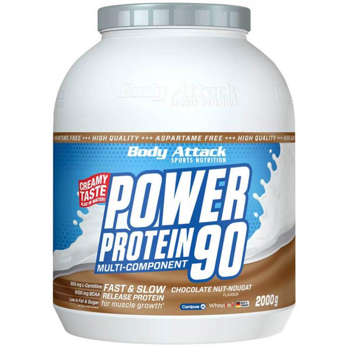 Body Attack Power Protein 90 2kg Chocolate Nut-Nougat