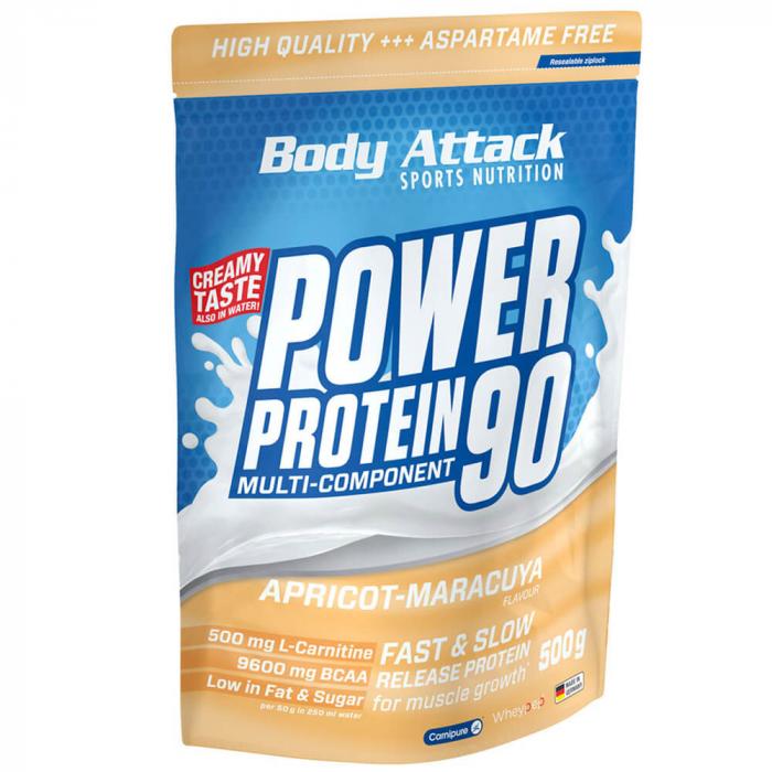Body Attack Power Protein 90 500g Apricot-Maracuja