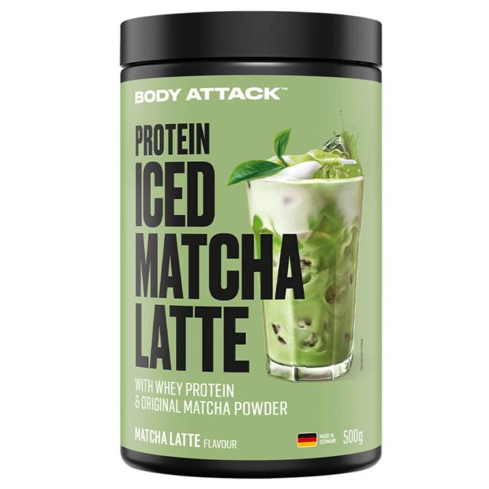 Body Attack Protein Iced Matcha Latte