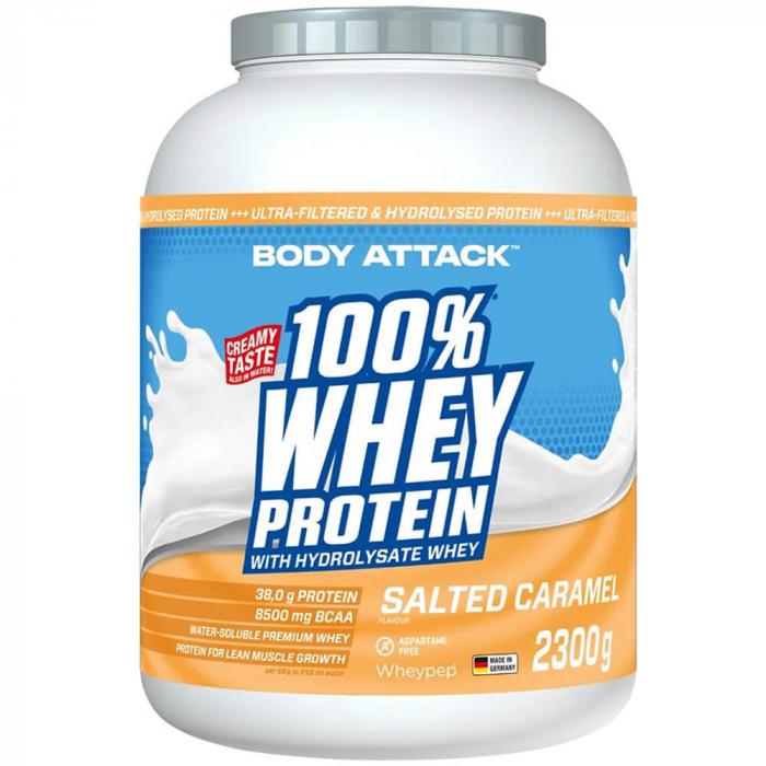 Body Attack Whey Protein 2300g Salted Caramel