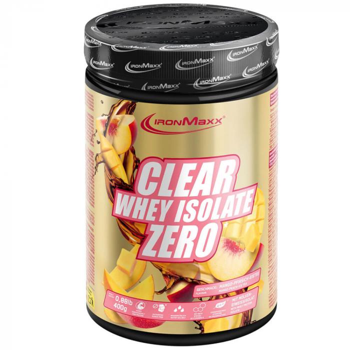 IronMaxx Clear Whey Isolate Zero Mango Peach Ice Tea
