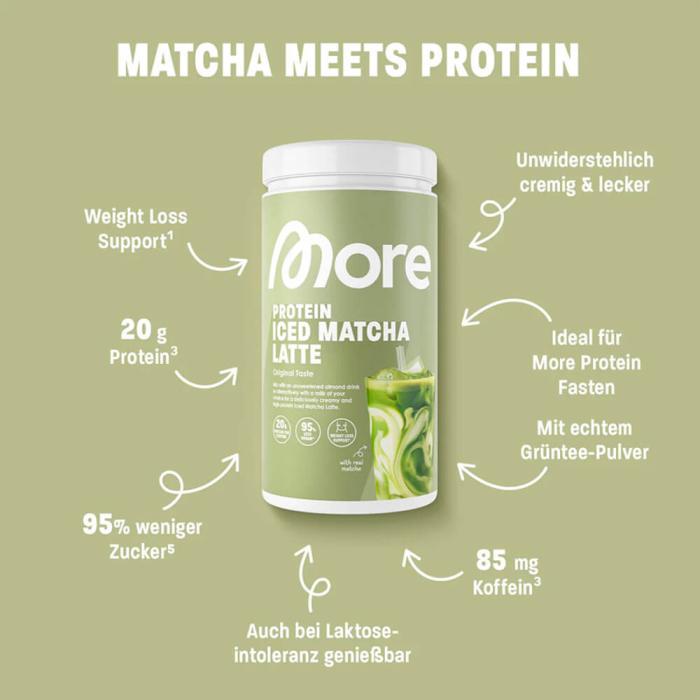 More Nutrition Protein Iced Matcha Latte