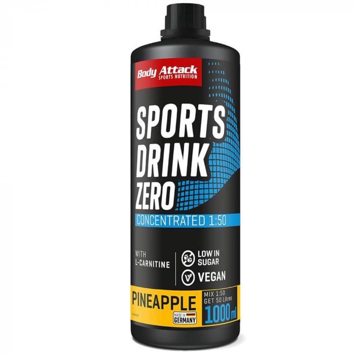 Body Attack Sports Drink Zero Ananas