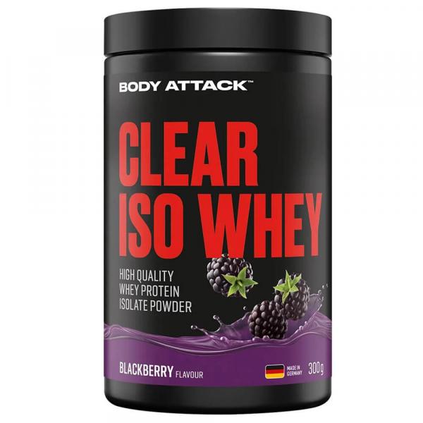 Body Attack CLEAR ISO WHEY 300g Blackberry