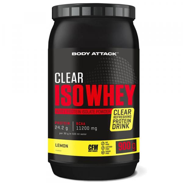 Body Attack CLEAR ISO WHEY 900g Lemon