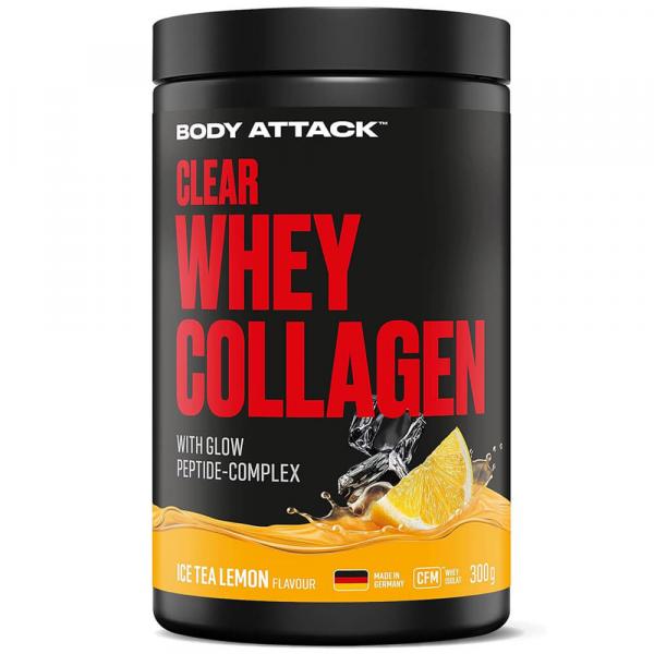 Body Attack Clear Whey Collagen Ice Tea Lemon