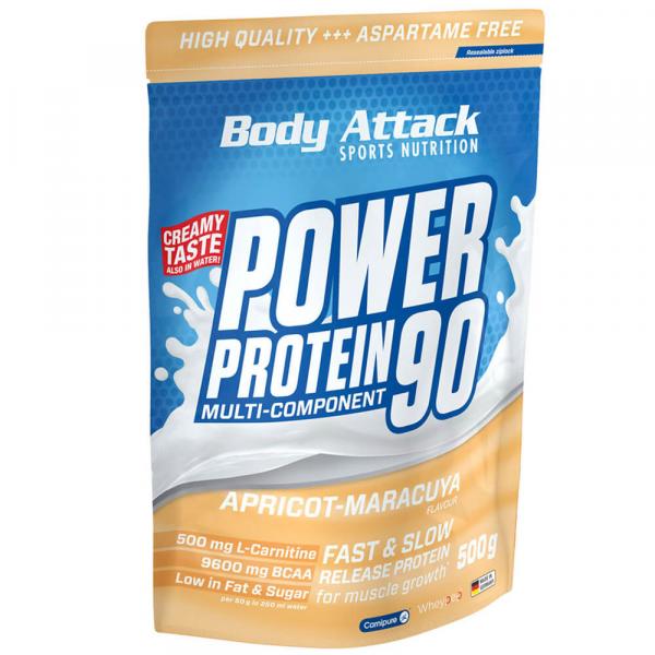 Body Attack Power Protein 90 500g Apricot-Maracuja