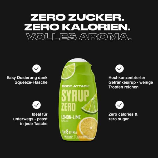 Body Attack Syrup Zero Info