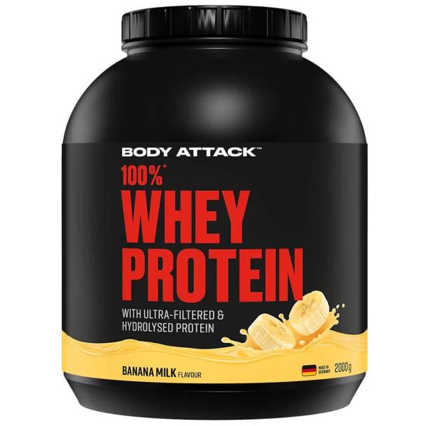 Body Attack Whey Protein 2000g Banana Milk