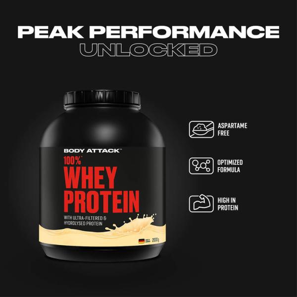 Body Attack Whey Protein 2kg Info