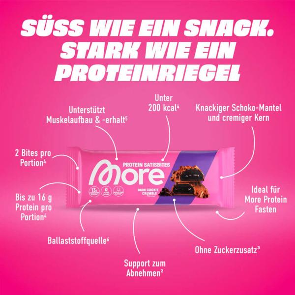 More Nutrition Protein Satisbites