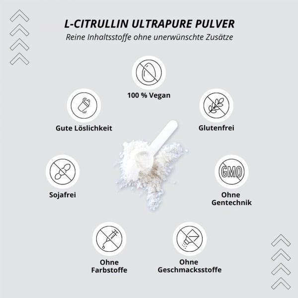 Nutri-Plus L-Citrullin Ultrapure - 500g